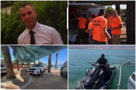 خمسة أيّام على فقدان آثار المحامي رائد محاميد في بحيرة طبريا- تجدّد أعمال البحث رغم عكورة البحيرة